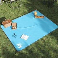 Berkfield Home Picnic Blanket with Pegs Blue 205x155 cm