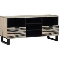 Berkfield Home Media Storage Cabinets & Racks with Drawer with Shelf with Storage White & Black