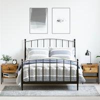 Berkfield Home Bedside Tables 2 pcs Old Wood 40x42x45 cm Engineered Wood in Brown | Size: 40 x 42 x 45 cm