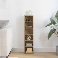 Berkfield Home CD Cabinet Artisan Oak 21x20x88 cm Engineered Wood | Size: 21 x 20 x 88 cm