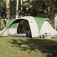 Berkfield Home Family Tent Dome 6-Person Green Waterproof