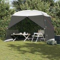 Berkfield Home Camping Mosquito Net with Door Grey 6-Person Waterproof