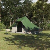 Berkfield Home Family Tent Tipi Green 10-Person Waterproof