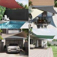 Berkfield Home Sun Shade Sail Dark Green 7x5x5 m 100% Polyester Oxford