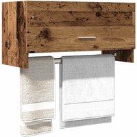 Berkfield Home Wardrobe Old Wood 70x32.5x35 cm Engineered Wood in Brown