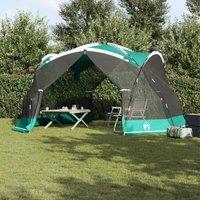 Berkfield Home Camping Mosquito Net with Doors Green 4-Person Waterproof