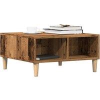 Berkfield Home Coffee Table Old Wood 60x60x30 cm Engineered Wood in Brown | Size: 60 x 60 x 30 cm