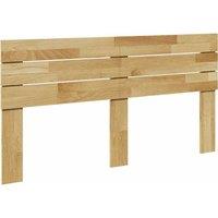 Berkfield Home Headboard 160 cm Solid Wood Oak in Brown