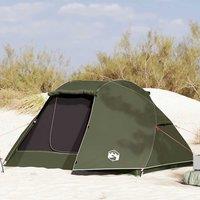 Berkfield Home Fishing Tent 5-Person Olive Green Waterproof
