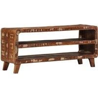 Berkfield Home TV Cabinet 105x46x32 cm Solid Wood Reclaimed in Brown | Size: 105 x 46 x 32 cm
