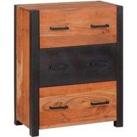 Berkfield Home Buffets & Sideboards Brown 55 x 30 x 75 cm Solid acacia wood