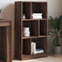 Berkfield Home Bookcase Brown Oak 57x28.5x107.5 cm Engineered Wood