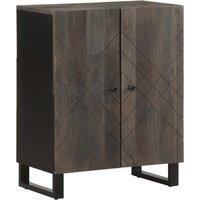 Berkfield Home Sideboard Black 60x33x75 cm Solid Wood Mango | Size: 60 x 33 x 75 cm