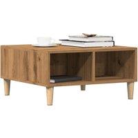 Berkfield Home Coffee Table Artisan Oak 60x60x30 cm Engineered Wood in Brown | Size: 60 x 60 x 30 cm