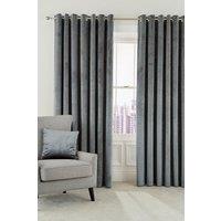 Helena Springfield 'Escala' Woven Lined Curtains in Grey | Size: 228 cm width x 183 cm drop