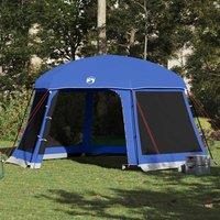 Berkfield Home Pool Tent with Removable Fly & Mesh Walls Azure Blue 512x458 cm