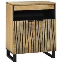 Berkfield Home Sideboard 60x33.5x75 cm - Solid Wood Mango in Brown
