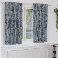 Berkfield Home Velvet Curtains 2 pcs with Eyelets Silver Grey 175x140 cm
