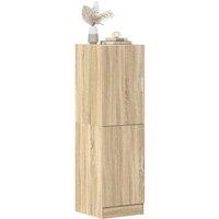 Berkfield Home Kitchen Cabinet Sonoma Oak 38x41.5x131.5 cm Engineered Wood in Brown