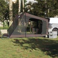 Berkfield Home Car Tent 2-Person Brown Waterproof