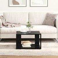 Berkfield Home Coffee Table Black Oak 51, 5x51, 5x30 cm Engineered Wood