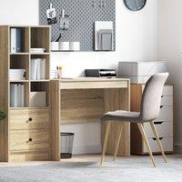 Berkfield Home Desk Sonoma Oak 80x50x76 cm Engineered Wood in Brown | Size: 80 x 50 x 76 cm