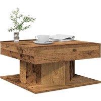 Berkfield Home Coffee Table Old Wood 55x55x30 cm Engineered Wood in Brown | Size: 55 x 55 x 30 cm