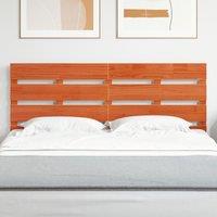 Berkfield Home Headboard Wax Brown 140 cm Solid Wood Pine