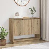 Berkfield Home Sideboard Artisan oak 97 x 29 x 75 cm Engineered wood in Brown