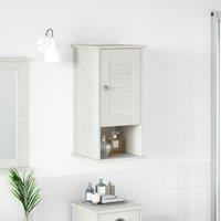 Berkfield Home with Storage White Solid pine wood