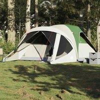 Berkfield Home Family Tent Tunnel 6-Person Green Waterproof