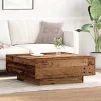 Berkfield Home Coffee Table - Old Wood - 80x80x31 cm - Engineered Wood in Brown | Size: 80 x 80 x 31 cm