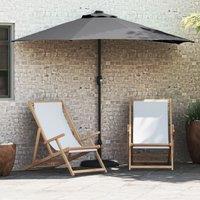 Berkfield Home Garden Parasol Anthracite Large Fabric