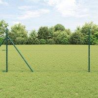 Berkfield Home Hexagon Fence Grey 1x100 m Steel