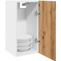 Berkfield Home Hanging Cabinet Lyon Artisan Oak 30x31x60 cm Engineered Wood in Brown | Size: 30 x 31 x 60 cm