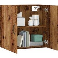 Berkfield Home Wall Cabinet Old Wood 60x31x60 cm Engineered Wood in Brown | Size: 60 x 31 x 60 cm
