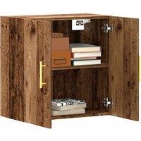 Berkfield Home Wall Cabinet Old Wood 60x31x60 cm Engineered Wood in Brown | Size: 60 x 31 x 60 cm