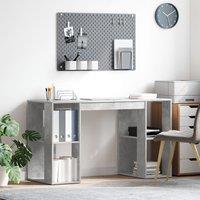 Berkfield Home Grey Computer Desk Concrete grey