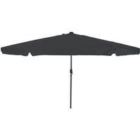 Berkfield Home Garden Parasol with LED Lights 395x245 cm Anthracite | Size: 395x245 cm