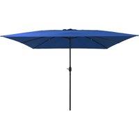 Berkfield Home Outdoor Umbrellas & Sunshades Azure Polyester canopy & metal frame in Blue
