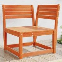 Berkfield Home Garden Sofa Corner Wax Brown 73x73x78 cm Solid Wood Pine | Size: 73 x 73 x 78 cm
