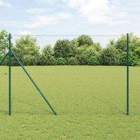 Berkfield Home Hexagon Fence Grey 1.6x100 m Steel