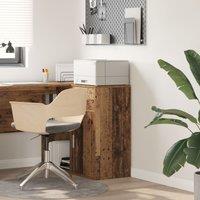 Berkfield Home Brown Storage Cabinet Old wood Engineered wood Medium Storage