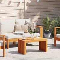 Berkfield Home Garden Coffee Table 70x35x35 cm Solid Wood Acacia in Brown | Size: 70 x 35 x 35 cm