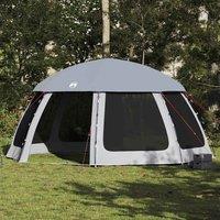Berkfield Home Pool Tent with Removable Fly & Mesh Walls Grey 510x510 cm