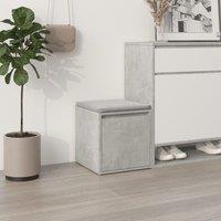 Berkfield Home Box Drawer Concrete Grey 40.5x40x40 cm Engineered Wood