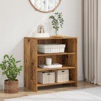 Berkfield Home Sideboard Old Wood 70x41x75 cm Engineered Wood in Brown | Size: 70 x 41 x 75 cm