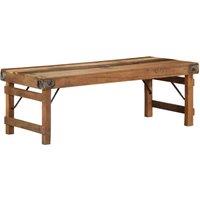 Berkfield Home Coffee Table 110x55x40 cm Solid Wood Reclaimed in Brown | Size: 110 x 55 x 40 cm