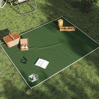 Berkfield Home Picnic Blanket with Pegs Green 205x155 cm