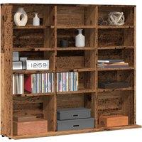 Berkfield Home CD Cabinet Old Wood 100x23x89.5 cm Engineered Wood in Brown